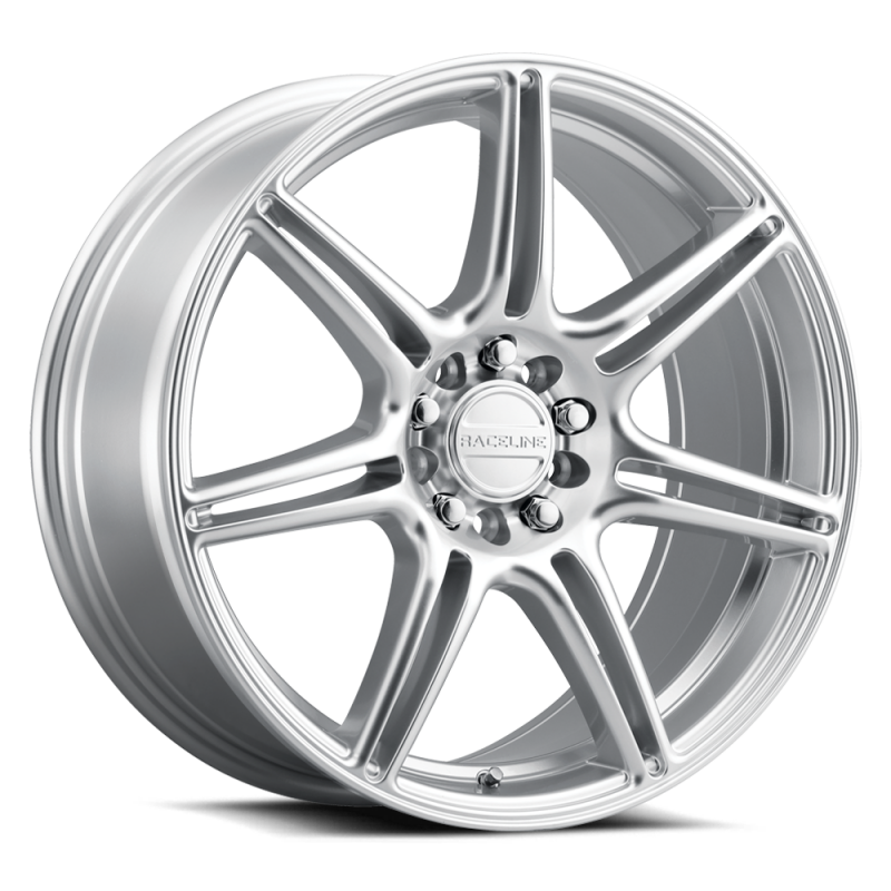 Raceline 148HS Apex 20x8.5in / 5X112 BP / 35mm Offset / 66.56mm Bore - Hyper Silver thumbnail 6