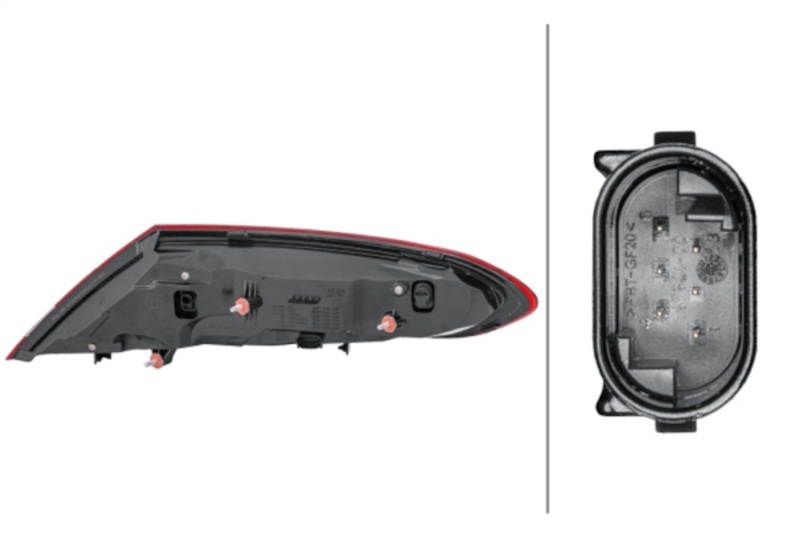 Hella 2019-2020 Mercedes-Benz C300 Left Outer Tail Light thumbnail 4