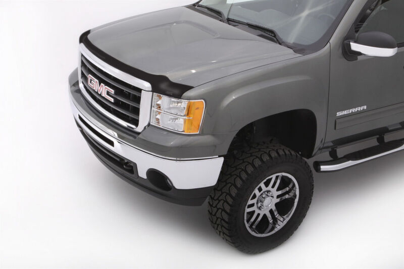 Husky Liners 07-13 GMC Sierra 1500 Aeroskin Hood Protector - Smoke
