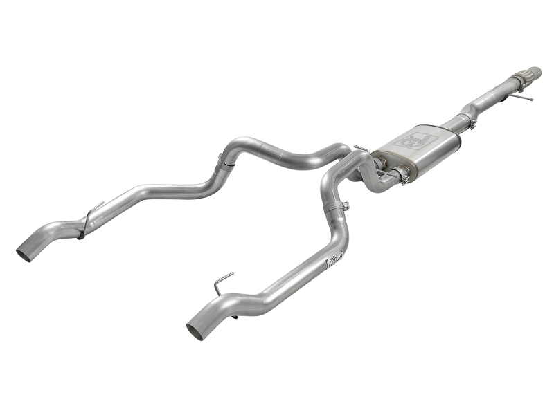aFe Vulcan Series 4in-3in 304-SS Exhaust Cat-Back 2019 GM Silverado / Sierra 1500 V8-5.3L w/ OE Tips thumbnail 2
