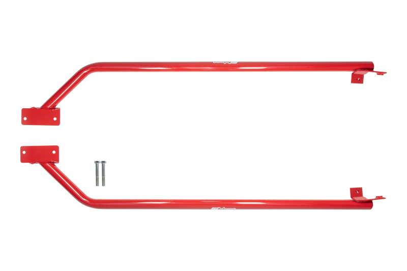 Weld-in sub-frame ties boost handling, strength, and reduce chassis flex.