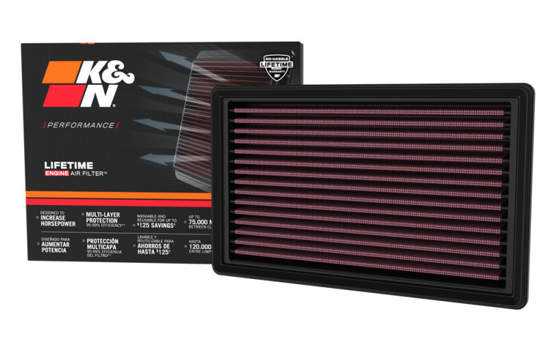 K&N 21-23 Toyota Yaris L3-1.0L Replacement Drop In Air Filter thumbnail 4