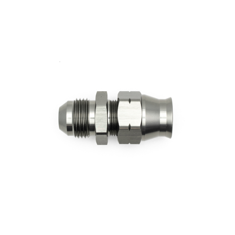 DeatschWerks 8AN Male Flare to 1/2in Hardline Compression Adapter - Anodized Matte Black thumbnail 6