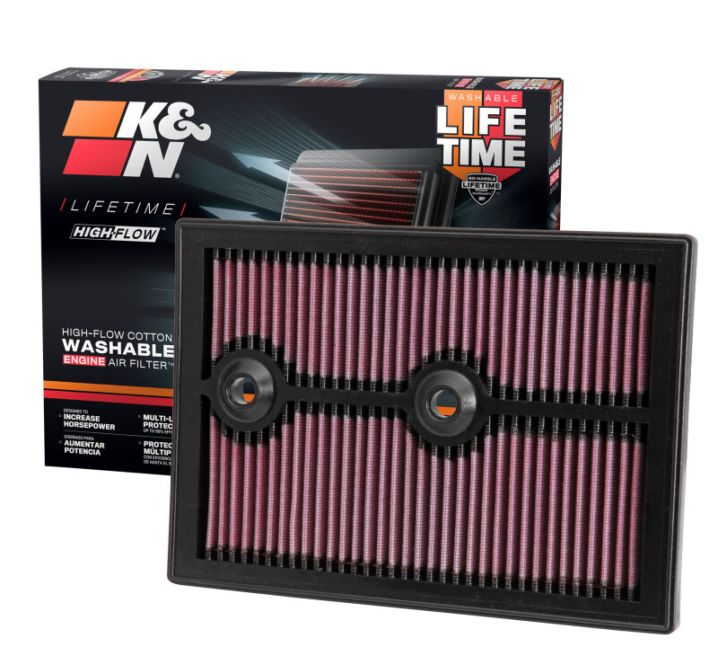 K&N Replacement Air Filter 12 -13 VW Golf VII 1.2L/1.4L / 12-13 Polo GT 1.4L / 13 Audi A3 1.4L thumbnail 7