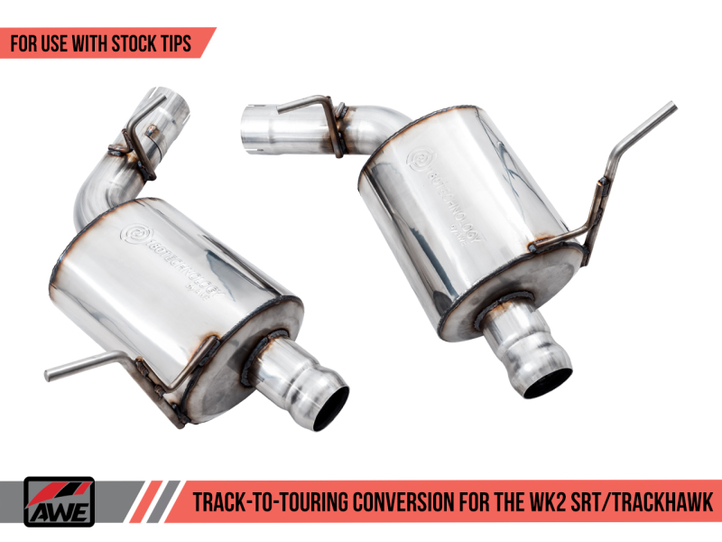 AWE Tuning 2020 Jeep Grand Cherokee SRT/Trackhawk Track-to-Touring Conversion Kit (Use w/Stock Tips) thumbnail 5