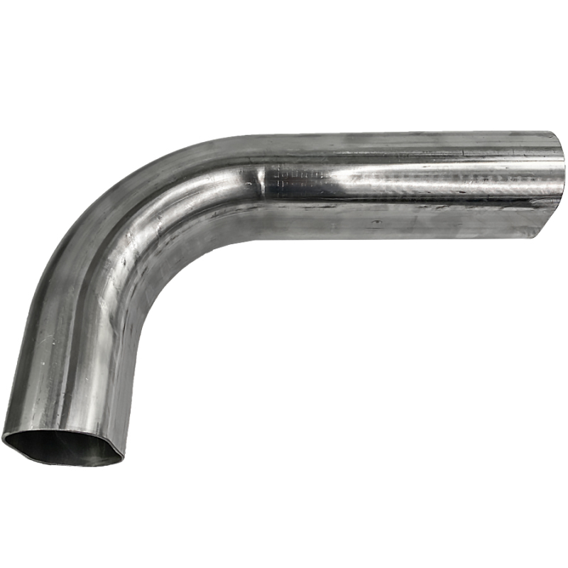 Granatelli 3in Oval Stainless Steel Vertical Radius 90 Deg bend 4.5in Bend Radius Tubing thumbnail 4