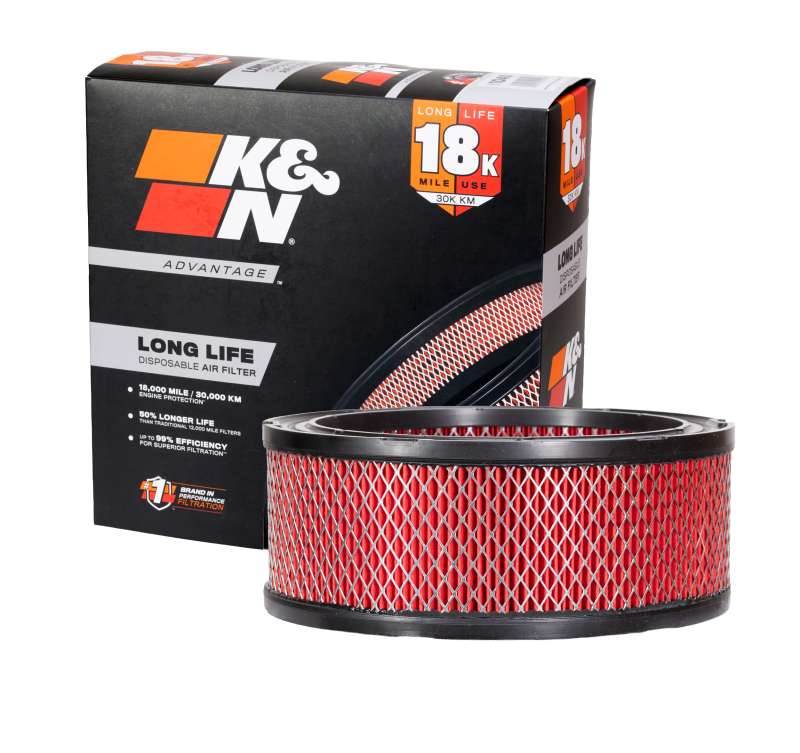 K&N Advantage Air Filter 18K Miles Ford Trucks 1963-1986 thumbnail 3