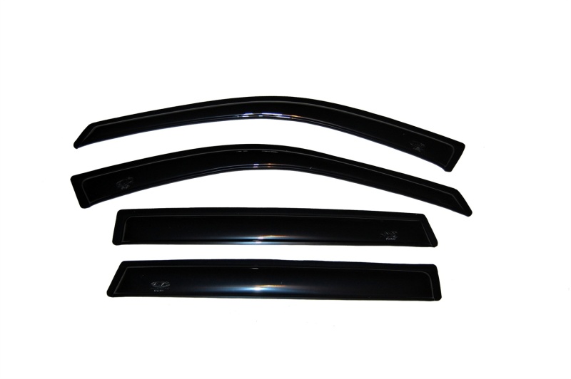 AVS 01-06 Hyundai Santa Fe Ventvisor Outside Mount Window Deflectors 4pc - Smoke thumbnail 2
