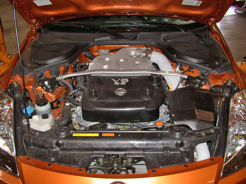 K&N 03-06 350z Polished Typhoon Short Ram Intake thumbnail 5