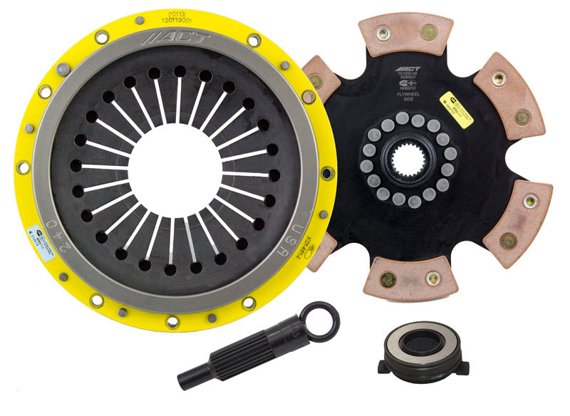 ACT 1991 Porsche 911 XT/Race Rigid 6 Pad Clutch Kit thumbnail 2