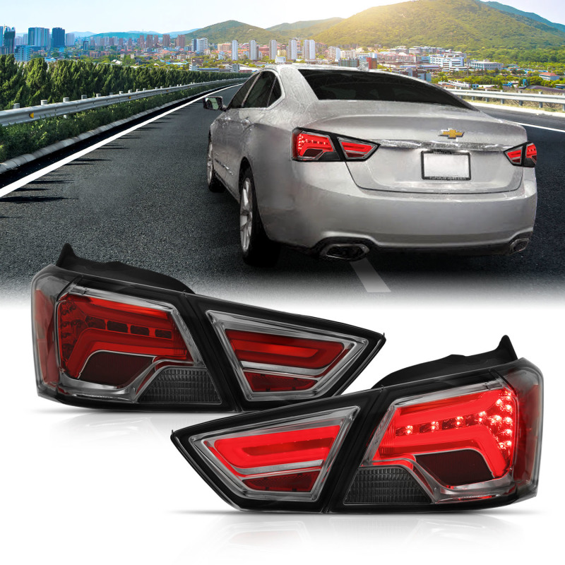 ANZO 14-18 Chevrolet Impala LED Taillights Smoke thumbnail 9