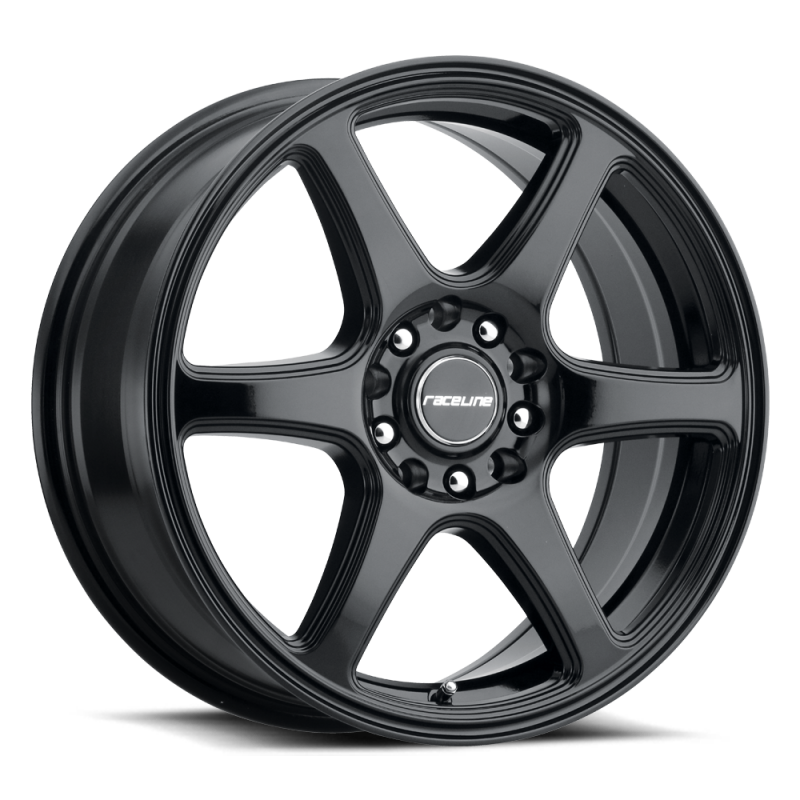 Raceline 146B Matrix 18x8in / 5x100/5x114.3 BP / 40mm Offset / 72.62mm Bore - Gloss Black Wheel thumbnail 3