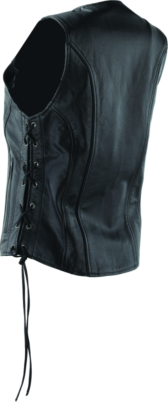 Kuryakyn Leather By River Road Sapphire Leather Vest Black Womens - Small thumbnail 6
