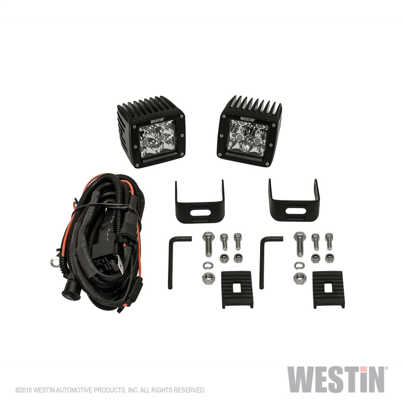 Westin Compact LED 5W 3.2 inch x 3 inch (Set of 2) - Black thumbnail 4