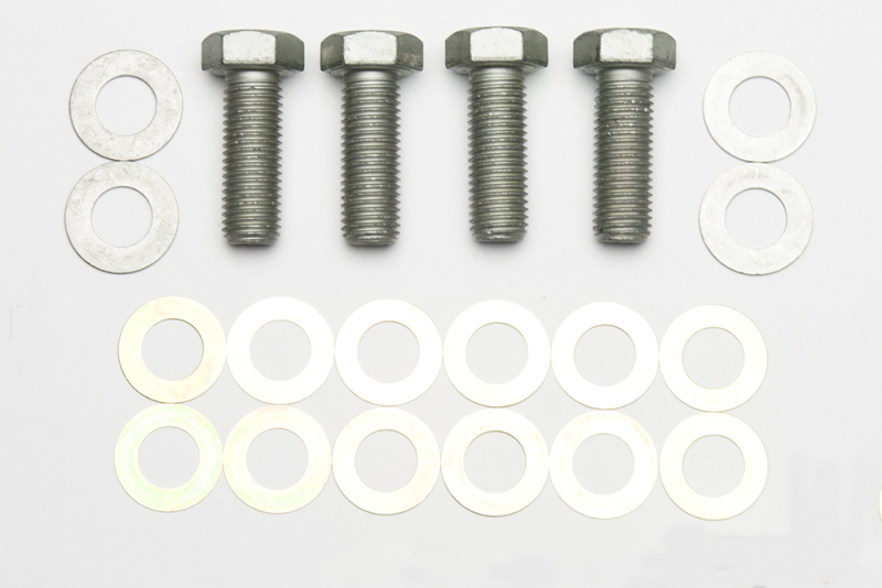 Wilwood bolt kit bracket to spindle M16-2.00 X45MM LG W/WASHER/SHIMS 4 pack
