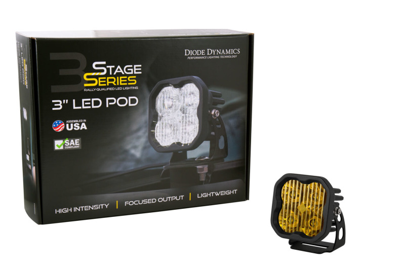 Diode Dynamics SS3 Sport ABL - Yellow Spot Standard (Single) thumbnail 9