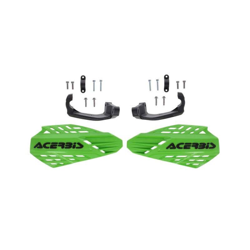 Acerbis Linear Vented Handguard - Green/Black