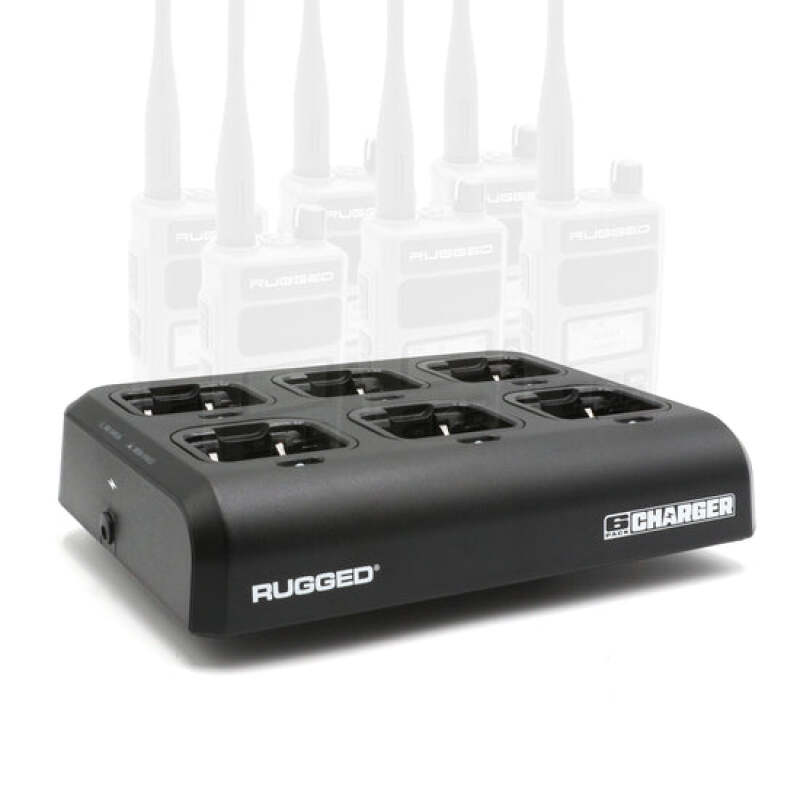Rugged Radios 6-Pack Bank Charger for Handheld Radios GMR2 thumbnail 4