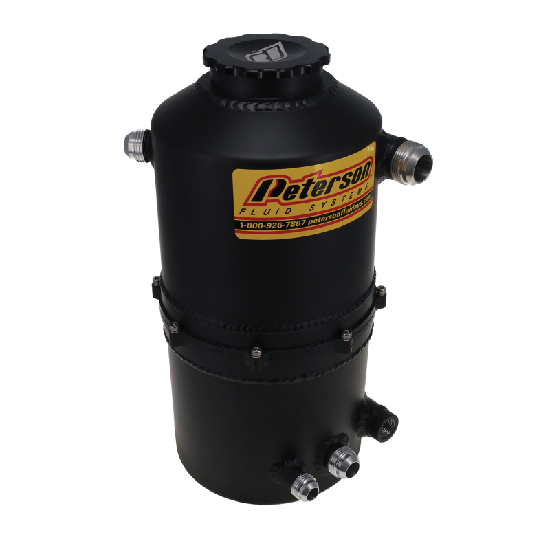 Peterson Fluid Systems Tank Drag 2.3 Gallon -12AN Single Return - Black
Oil Tank (Black)
