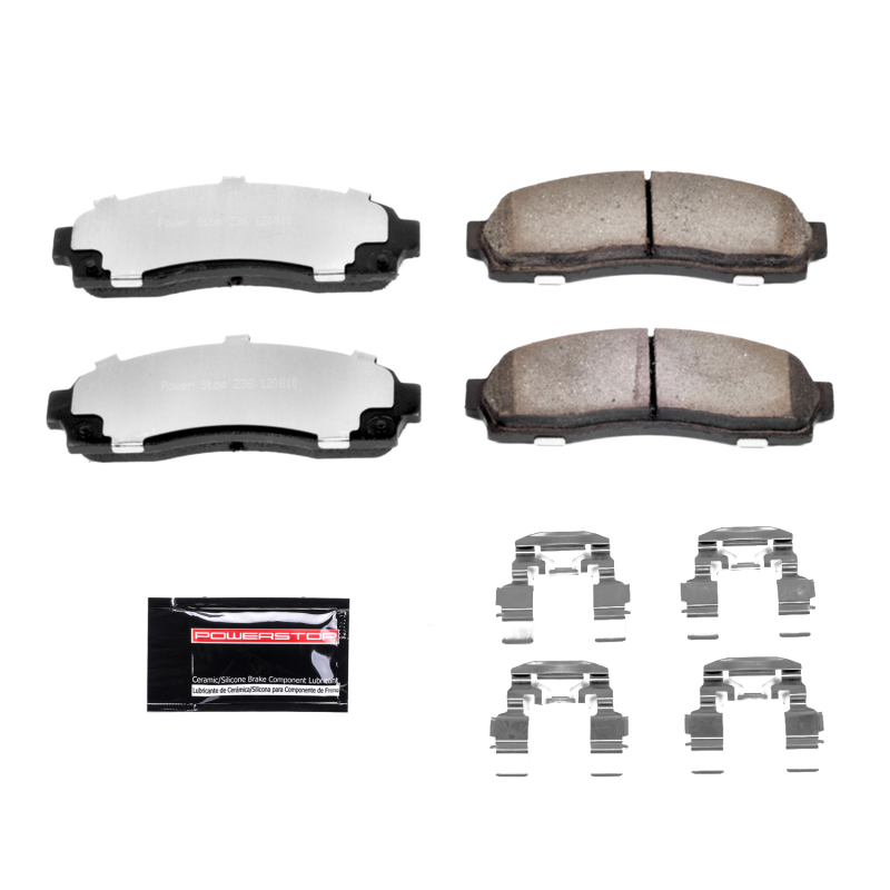 Power Stop 01-02 Ford Explorer Sport Trac Front Z36 Coated Kit w/Calipers (1x psbZ36-833, 2x psbAR8585EVC, 1x psbS4758) thumbnail 2