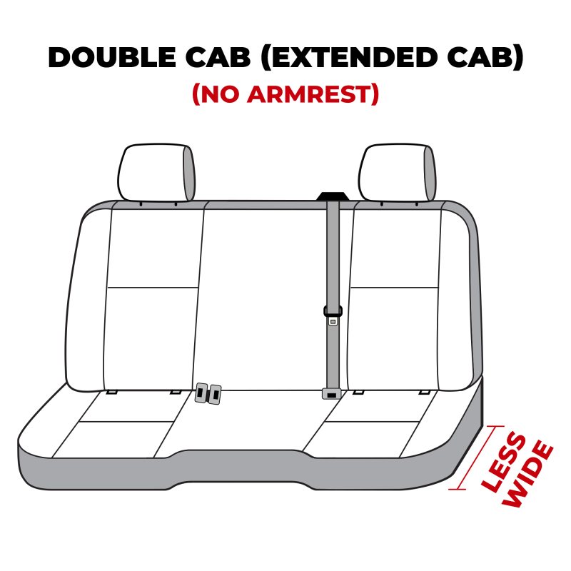 Covercraft 14-18 Chevrolet Silverado Polycotton SeatSaver Custom Second Row Seat Covers - Charcoal