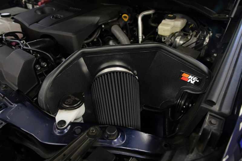 K&N 22-23 Toyota Tundra V6- 3.5L Blackhawk Performance Intake Kit thumbnail 3