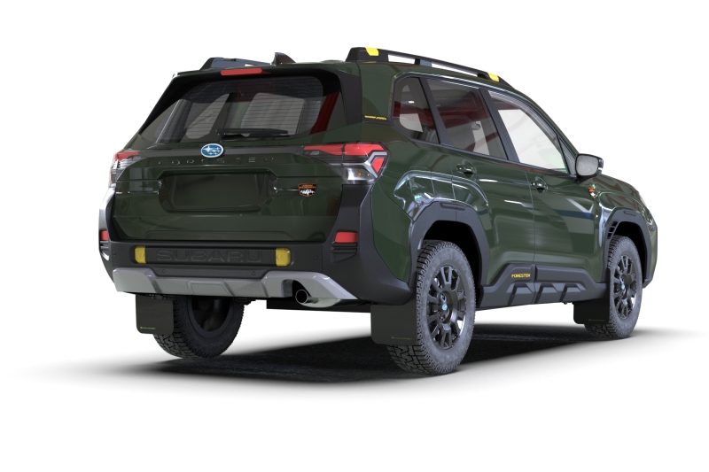 Rally Armor 2026 Subaru Forester Wilderness Black UR Mud Flap w/Green Logo thumbnail 3