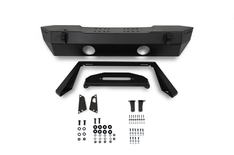 07-23 Jeep Wrangler/Gladiator JT/JK/JL FS-25 Stubby Front Bumper w/Plated Bull Bar - Image 14