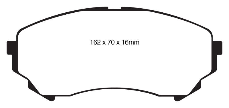 EBC S5 Brake Pad and Rotor Kit (1x ebcGD7516, 1x ebcDP41828R) thumbnail 5
