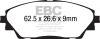 EBC Ultimax2 Brake Pad Sets