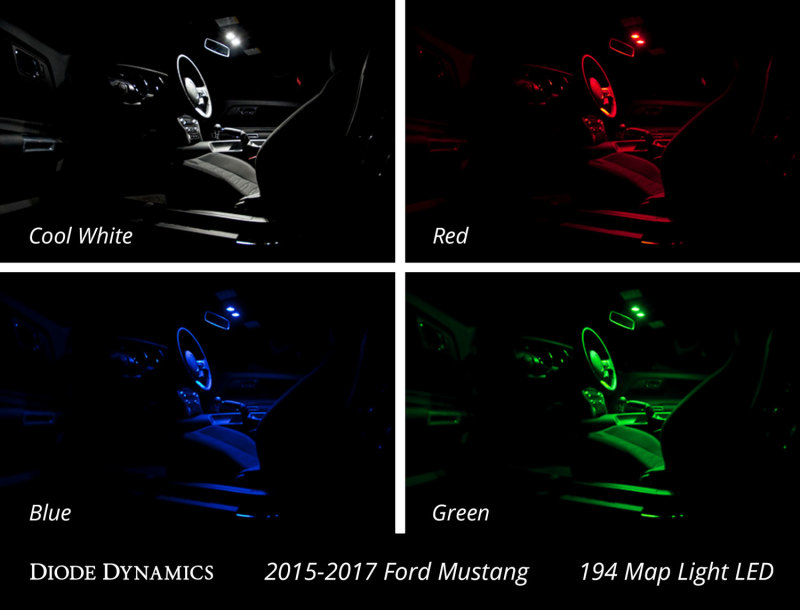 Diode Dynamics Mustang Interior Light Kit 15-17 Mustang Stage 2 - Blue thumbnail 8