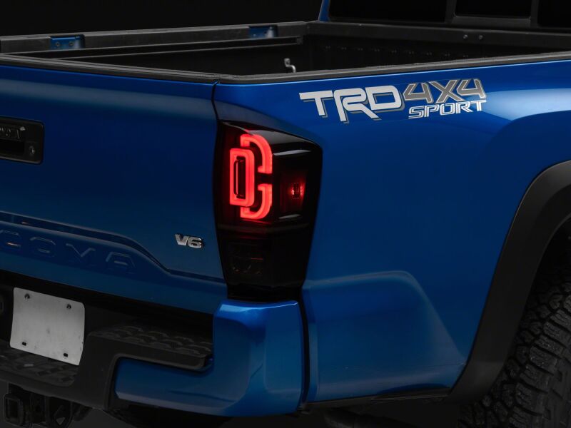 Raxiom 16-23 Toyota Tacoma XW Series Sequential LED Tail Lights- Black Housing/ Smoked Lens thumbnail 7