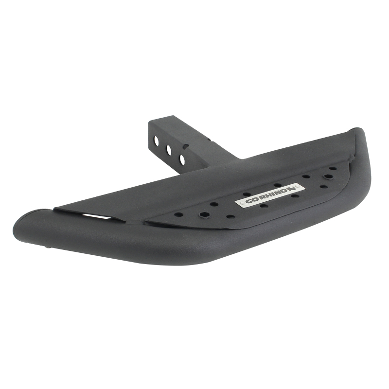 Go Rhino Dominator Xtreme Hitch Step (2in Receivers) - 18in Long - Tex. Blk