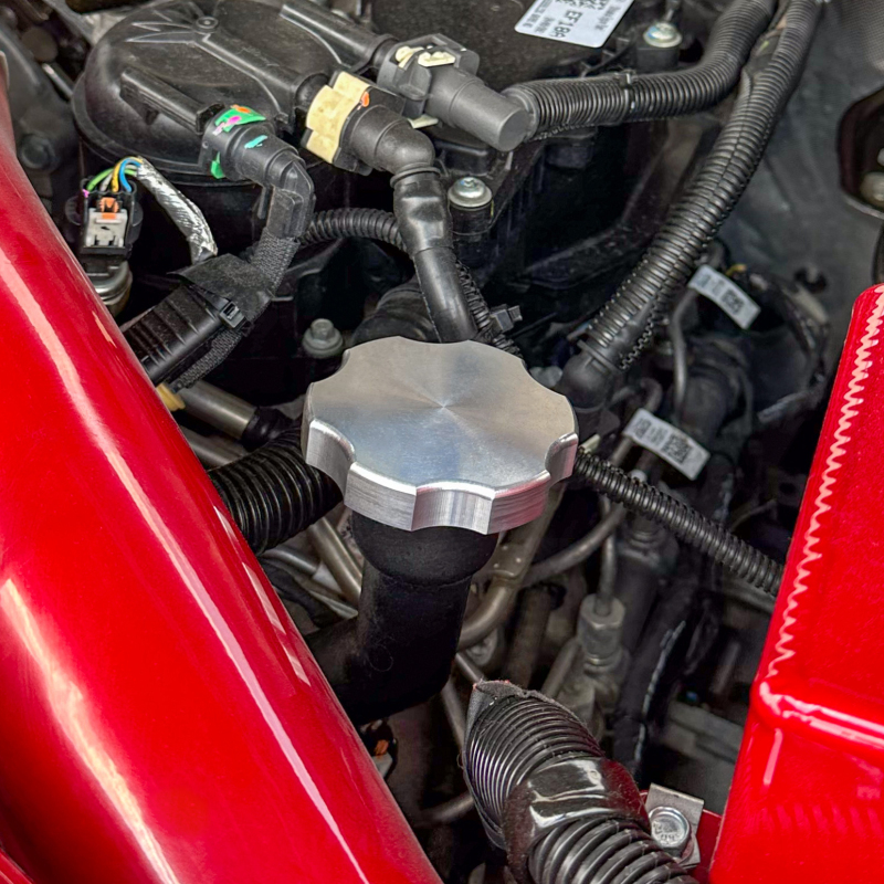 Wehrli 11-25 Ford Power Stroke 6.7L Billet Oil Fill Cap - Clear Anodized thumbnail 5