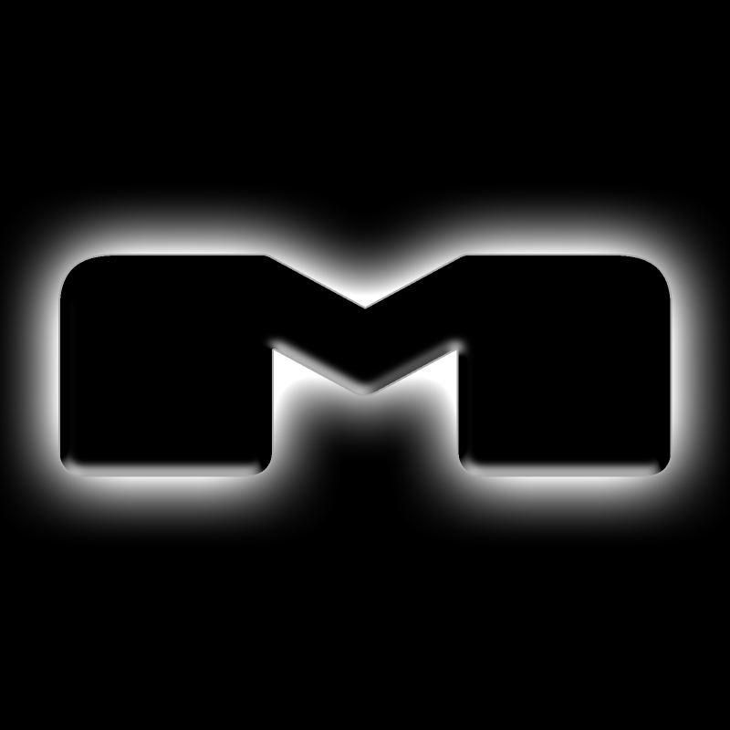 ORACLE Lighting Universal Illuminated LED Letter Badges - Matte Blk Surface Finish - M thumbnail 2