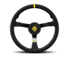 Momo MOD07 Steering Wheel 350 mm - Black Leather/Black Spokes/1 Stripe thumbnail 3