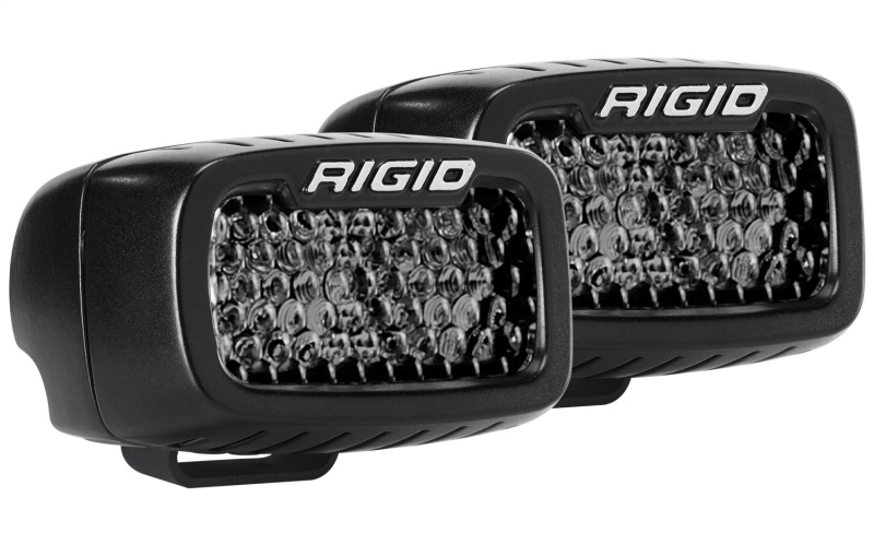 Rigid Industries SR-M Series PRO Midnight Edition - Spot - Diffused - Pair thumbnail 2
