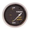 Autometer Marine Carbon Fiber Gauge 2-5/8in Electric Trim Level Gauge 0OHM Down - 90OHM Up thumbnail 6