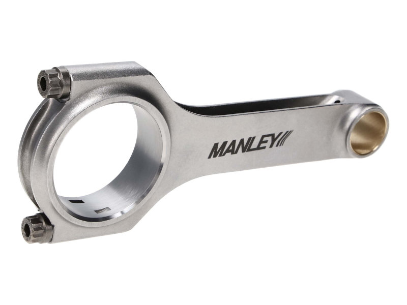 Manley Chrysler LS1 H Beam Connecting Rod Set ARP 2000 3/8in w/ .927in Bushed Wrist Pins (Set of 8) thumbnail 3