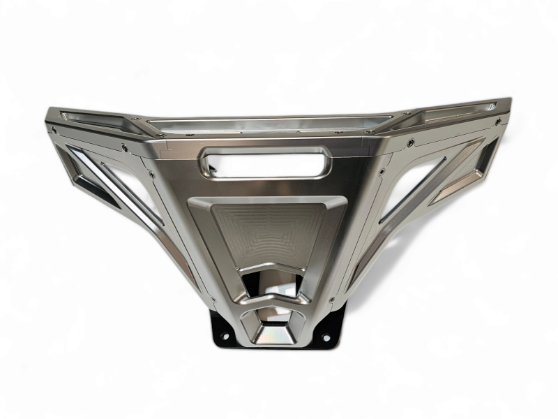 Elektric Offroad 2022-2025 Polaris Rzr Pro R/ Pro S/Turbo R Billet Front Winch Bumper Anodized Clear thumbnail 4