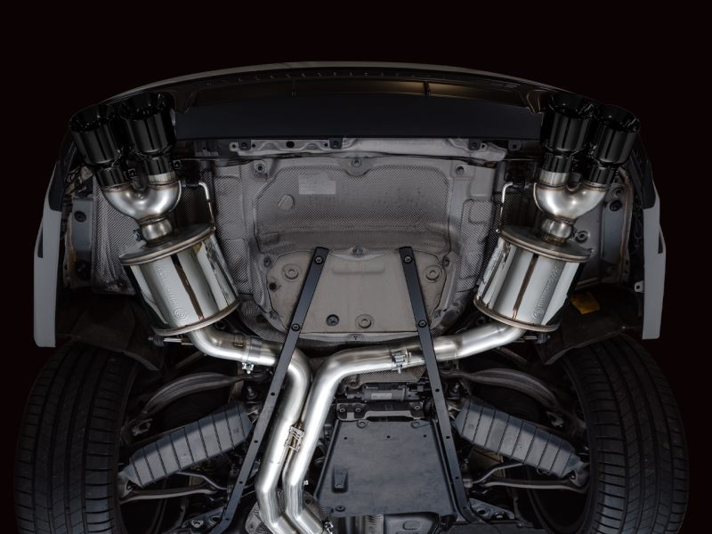 AWE Tuning 19-23 Audi C8 S6/S7 2.9T V6 AWD Touring Edition Exhaust - Diamond Black Tips thumbnail 7