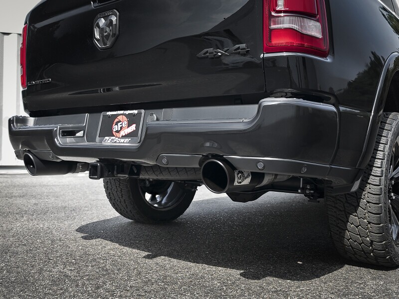 aFe MACH Force-XP 4-1/2in Steel OE Replacement Exhaust Tips - 2021+ Dodge Ram (5.7L V8) - Black thumbnail 6