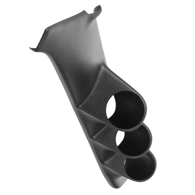 Autometer 86-93 Chevy S-10 2-1/16in Black Triple Pillar Pod thumbnail 5