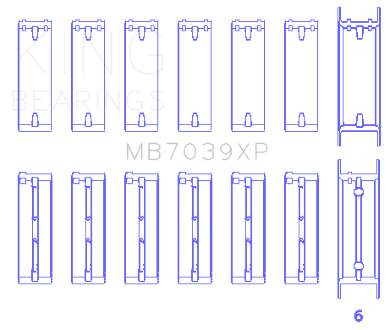 KING Performance Main Bearings