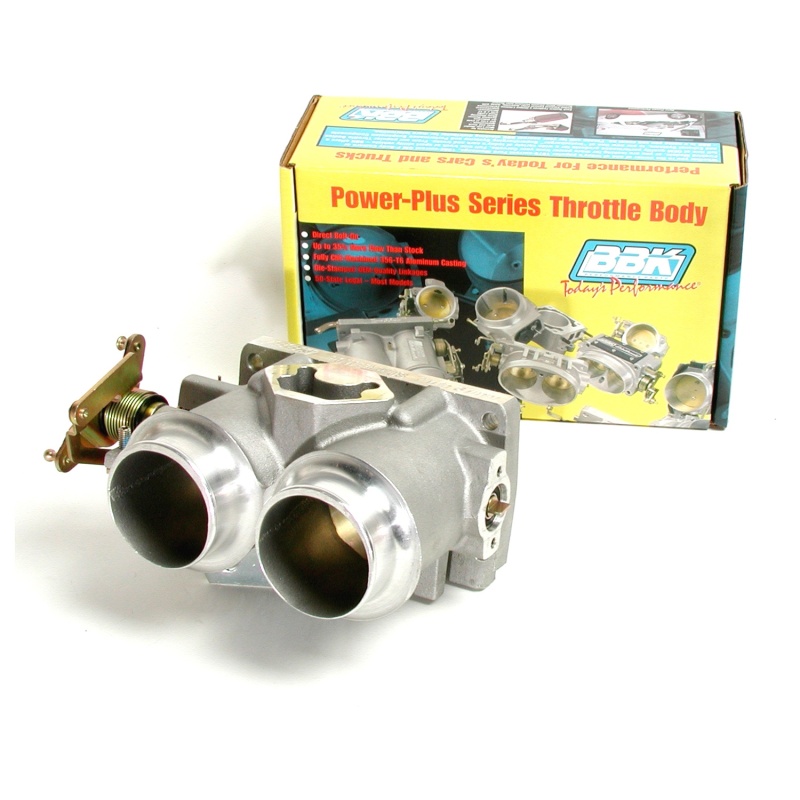 BBK 87-96 Ford F Series Truck RV 302 351 Twin 56mm Throttle Body BBK Power Plus Series thumbnail 2