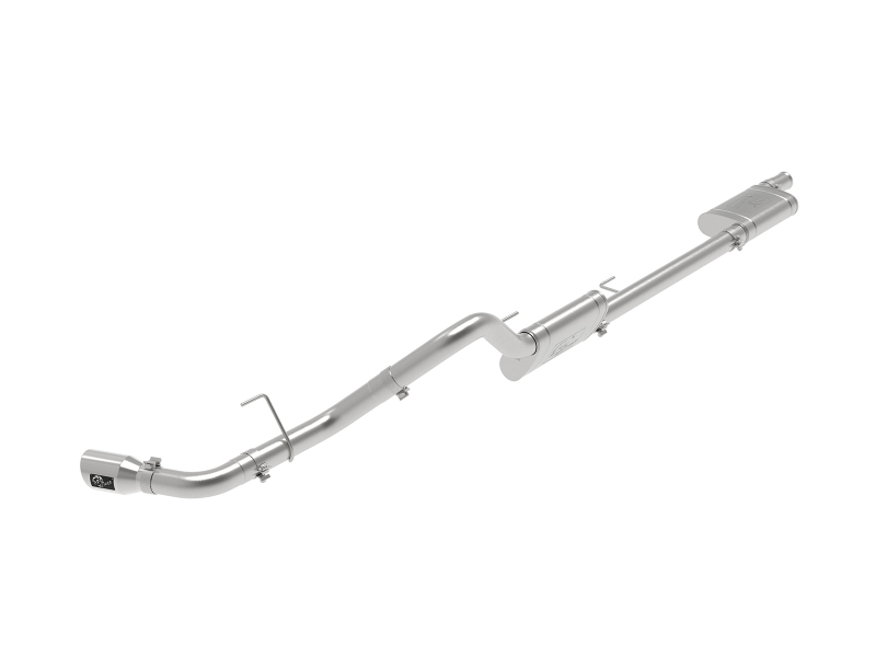 aFe Apollo GT Series 409 Stainless Steel Cat-Back Exhaust 2020 Jeep Gladiator 3.6L - Polished Tip thumbnail 2