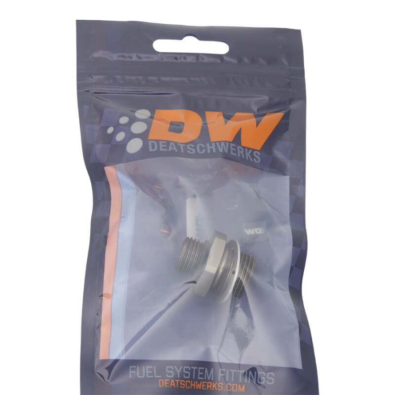DeatschWerks 6AN ORB Male To 18 X 1.5 Metric Male (Incl O-Ring and Crush Washer) thumbnail 4