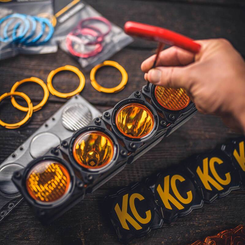 KC HiLiTES FLEX ERA LED Light Bar Bezel Kit for 10in. Segments - Gloss Black thumbnail 8