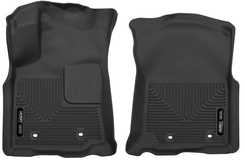 Husky Liners 2018 Toyota Tacoma Crew/Extended Cab X-Act Contour Black Front Floor Liners thumbnail 4