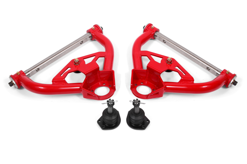 BMR 78-87 G-Body Non-Adj. Upper A-Arms (Polyurethane) - Red